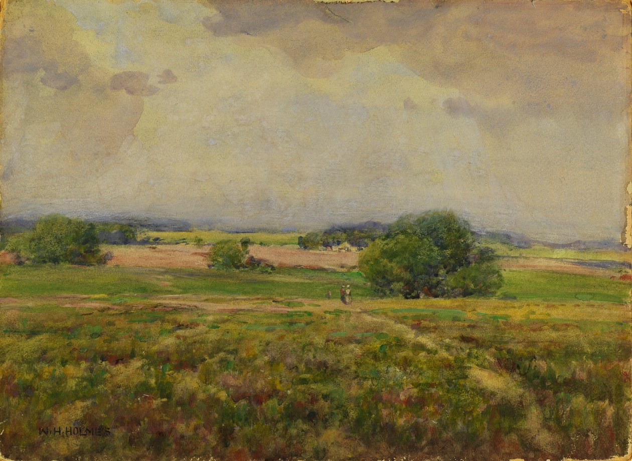 A marylandi mezők felett alkotó: William Henry Holmes