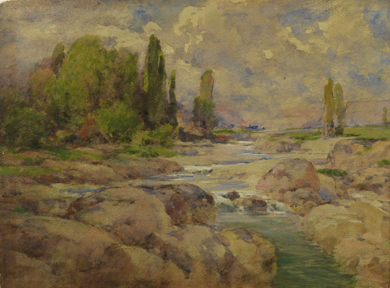 The Normal Rock Creek, 1910. alkotó: William Henry Holmes