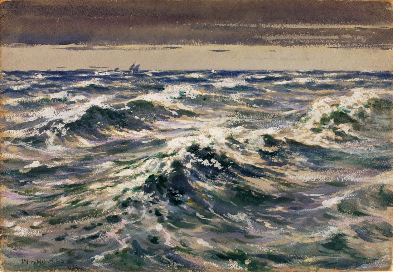 Nyílt tenger, 1904. alkotó: William Henry Holmes