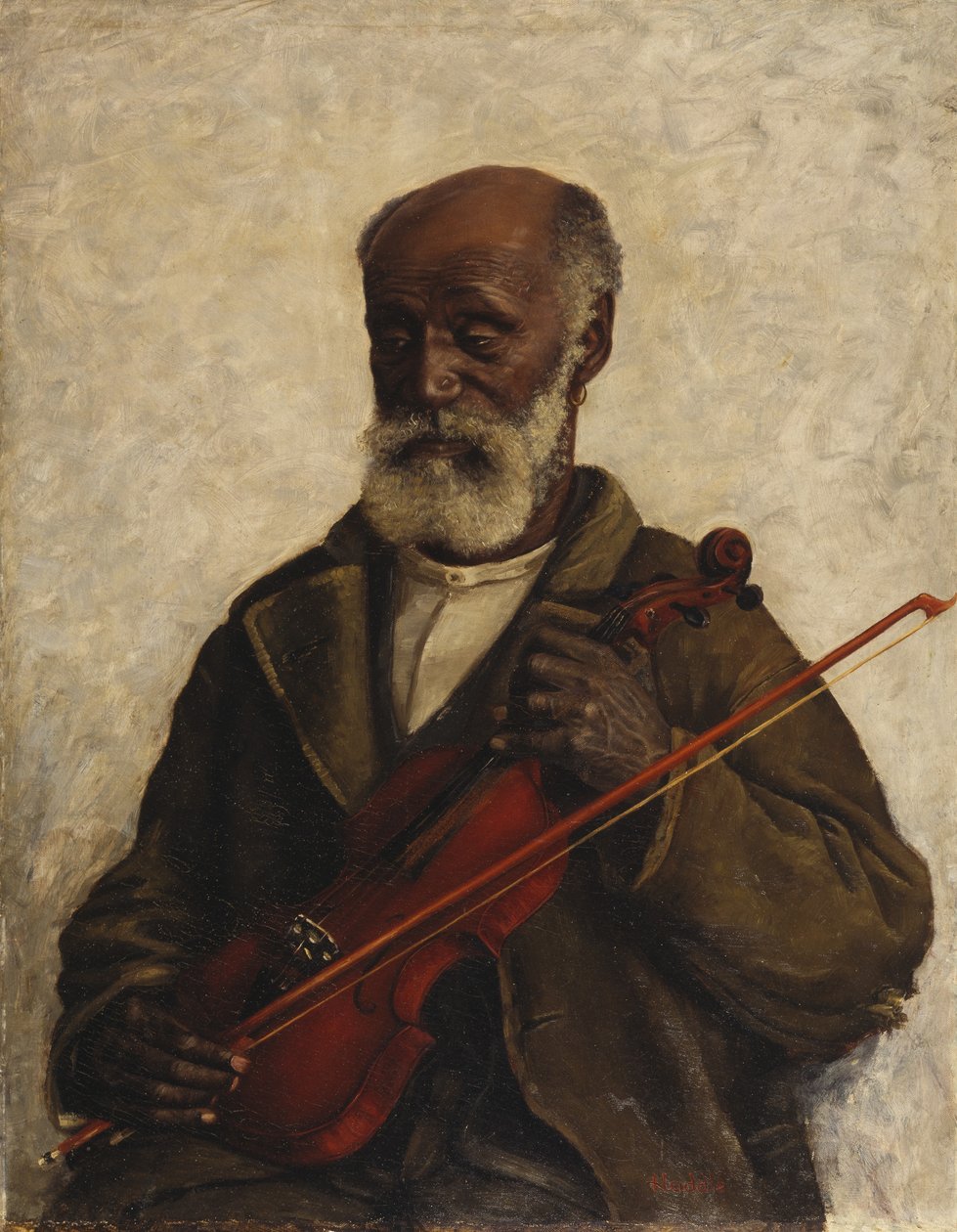 Öreg rabszolga, 1889 körül (olaj, vászon) alkotó: William Henry Huddle
