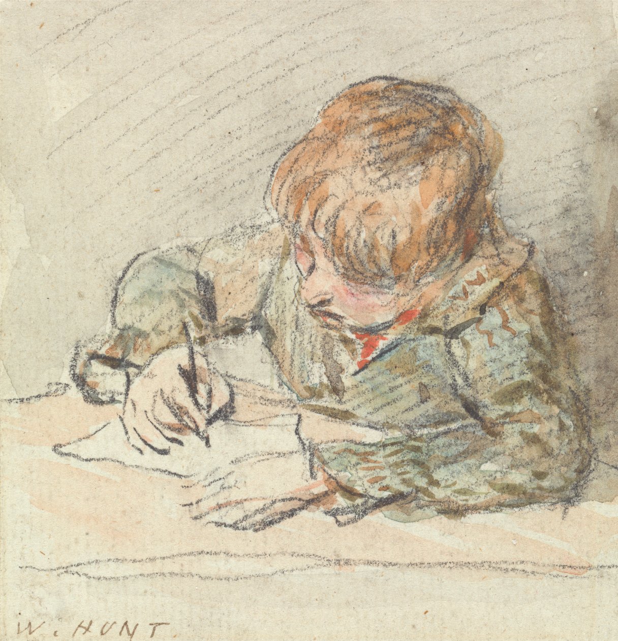 Egy fiú írás alkotó: William Henry Hunt