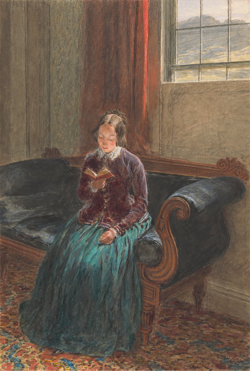 Olvasó hölgy alkotó: William Henry Hunt