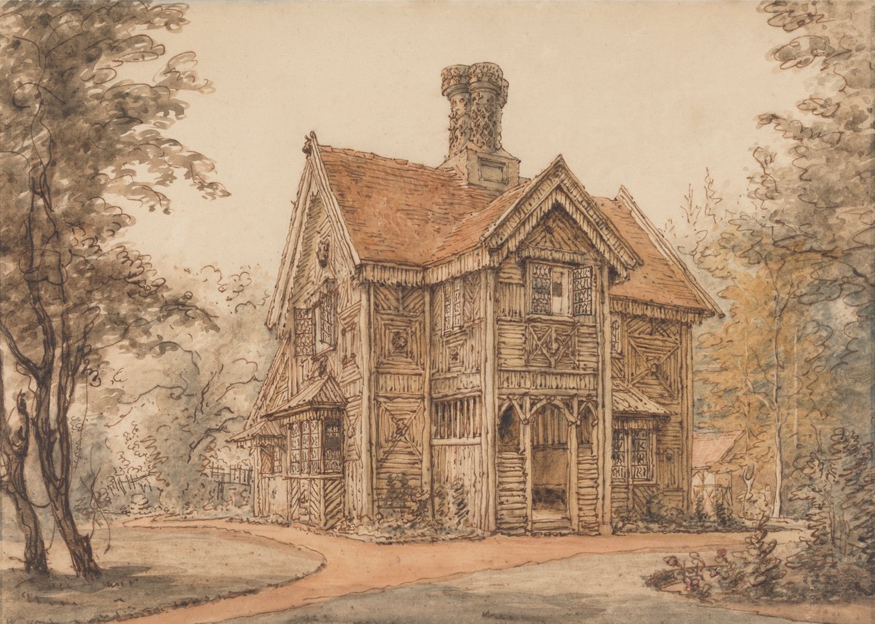 Egy páholy Cassioburyben alkotó: William Henry Hunt