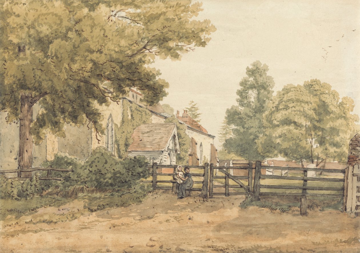 Aldenham templom alkotó: William Henry Hunt