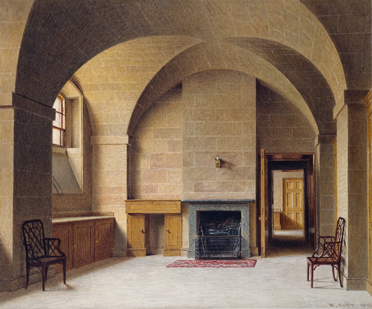 Butler kamrája a Chatsworth House-ban alkotó: William Henry Hunt