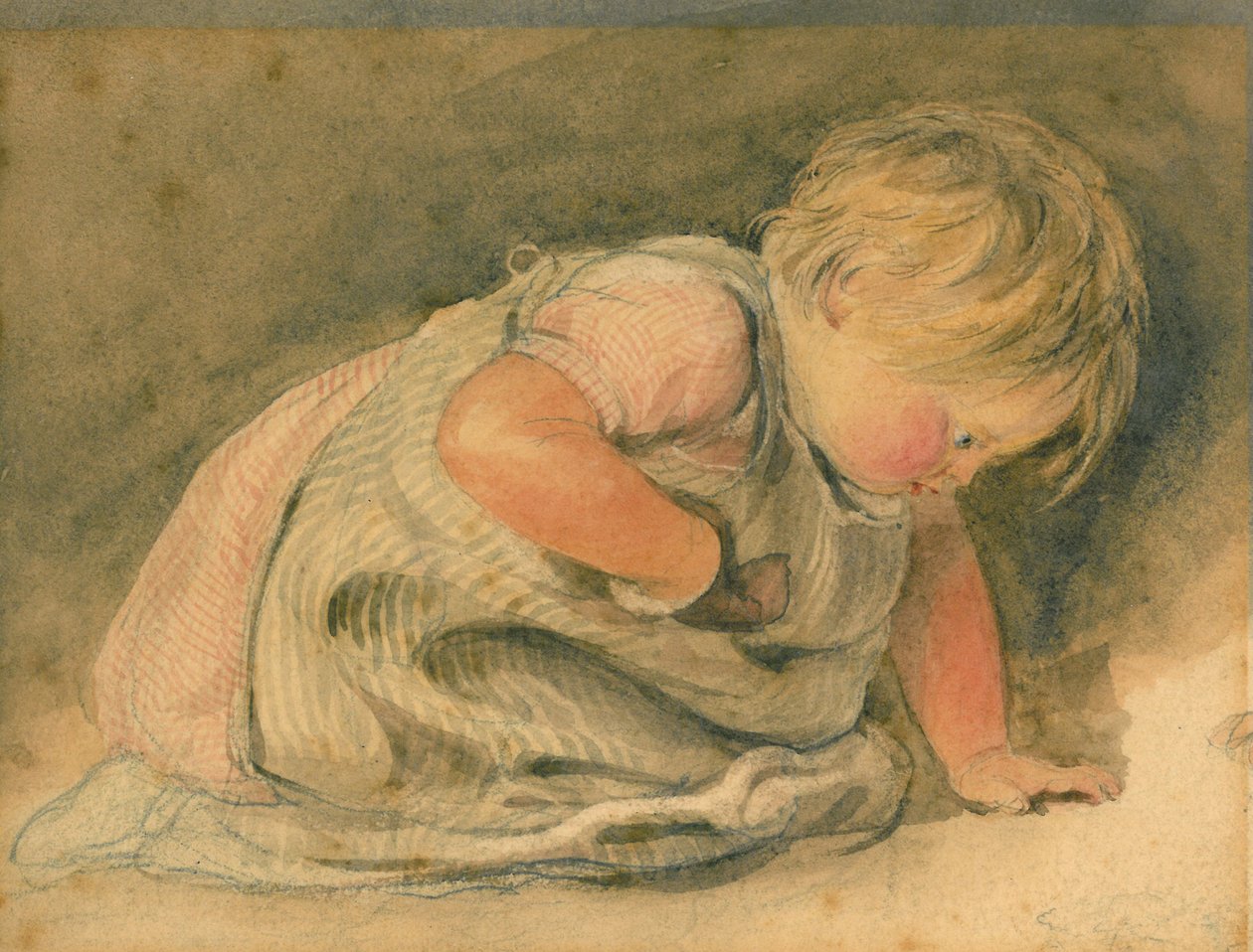 Kíváncsiság, egy vázlat alkotó: William Henry Hunt