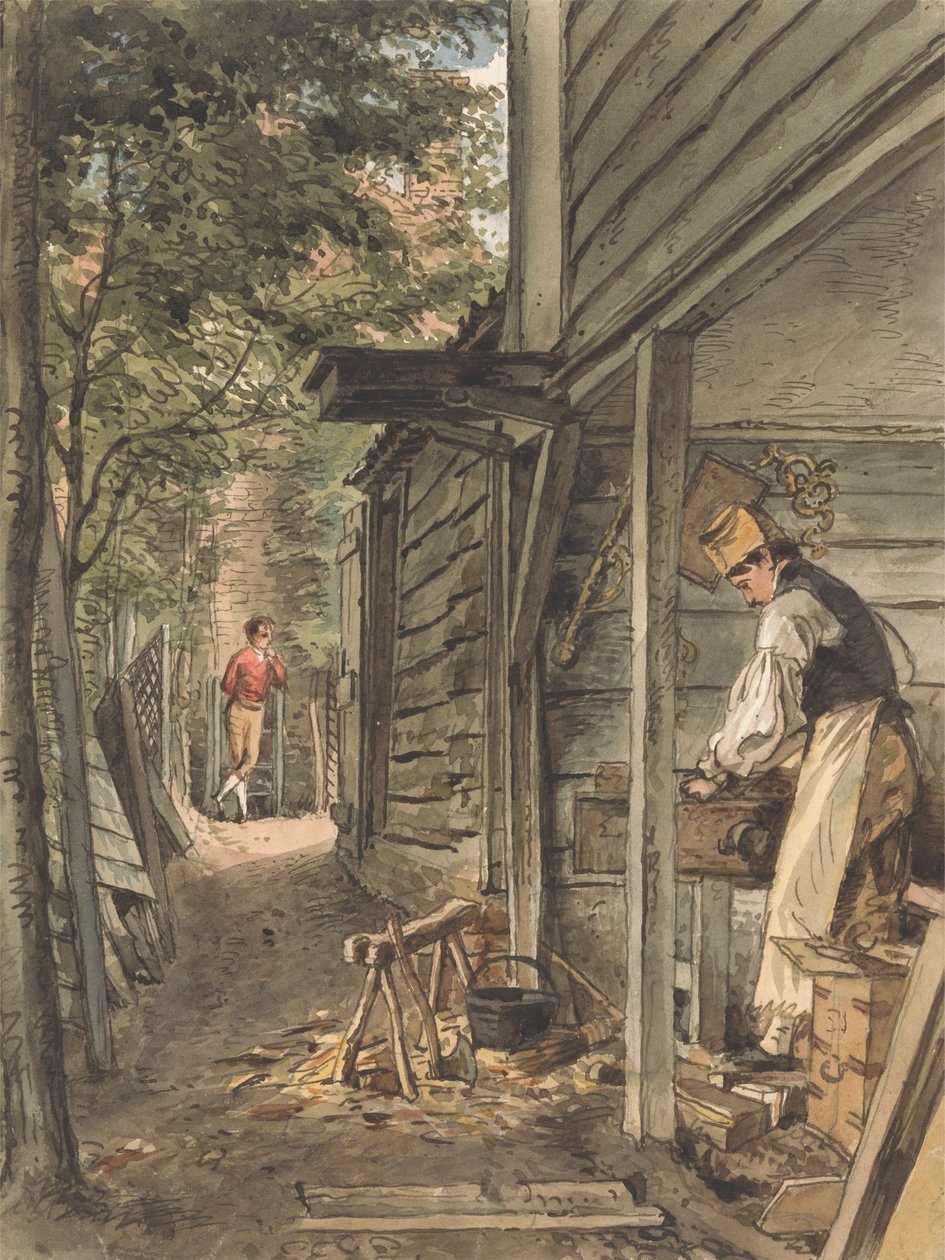 Dr. Munro asztalos munkája alkotó: William Henry Hunt