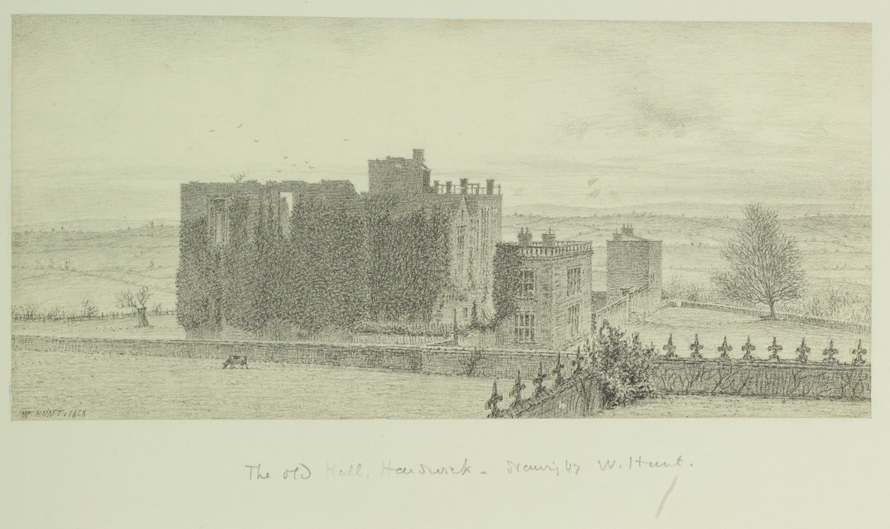 Hardwick Old Hall alkotó: William Henry Hunt