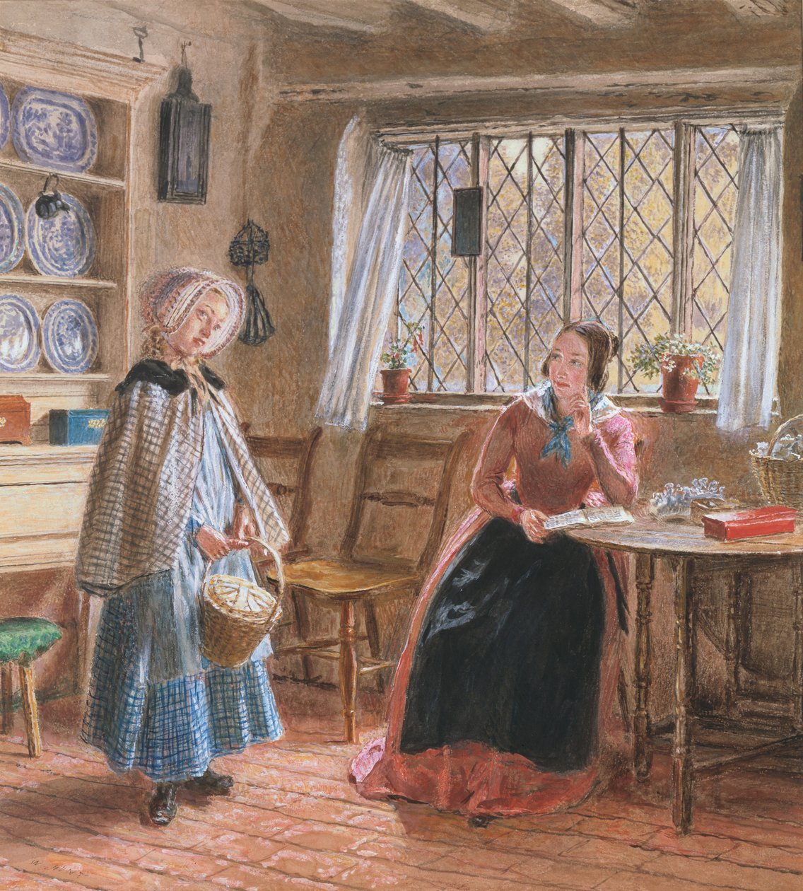 Hallásórák (akvarell) alkotó: William Henry Hunt