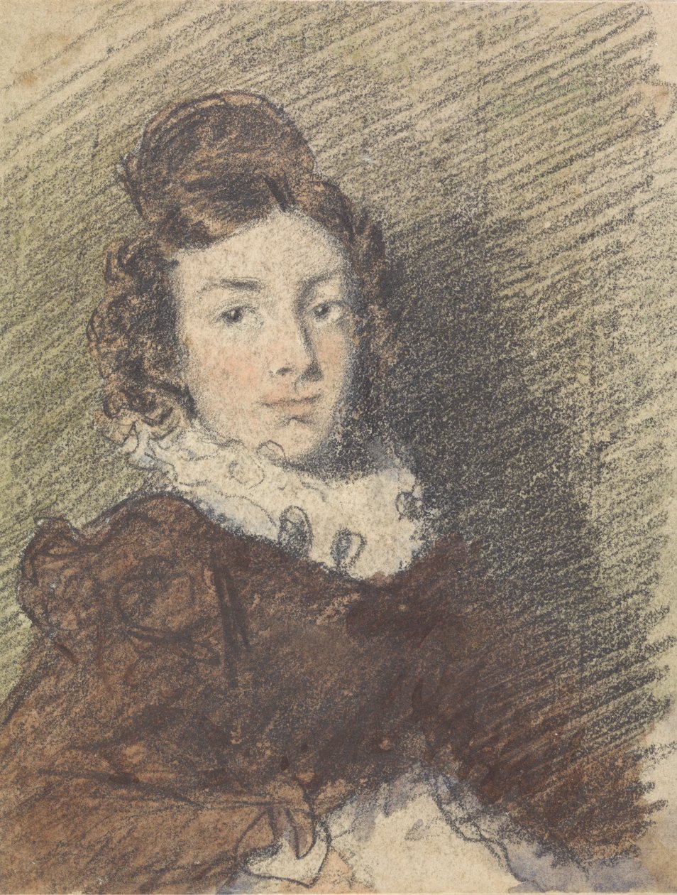 Portrétanulmány egy lányról alkotó: William Henry Hunt