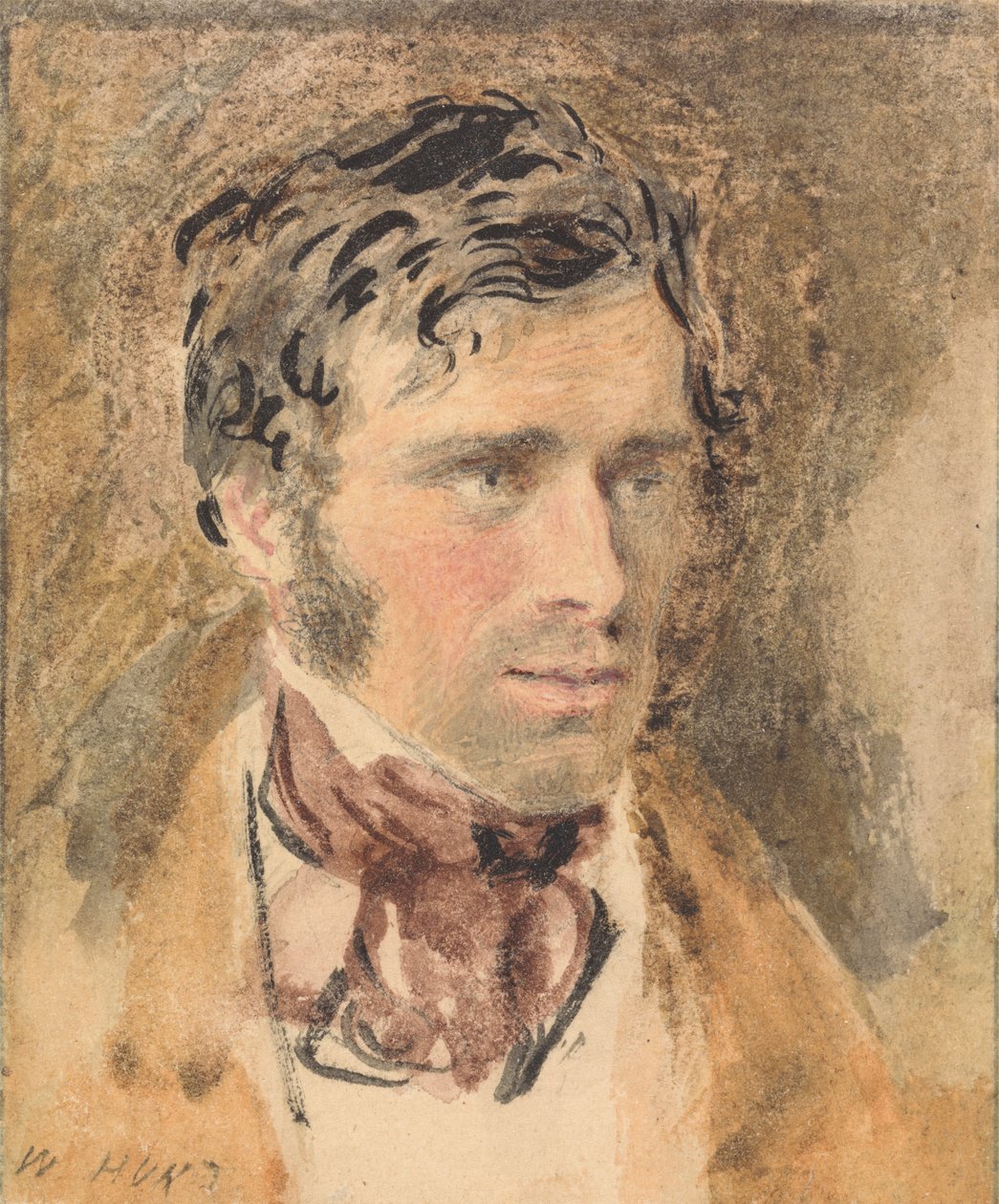 Egy férfi portréja alkotó: William Henry Hunt