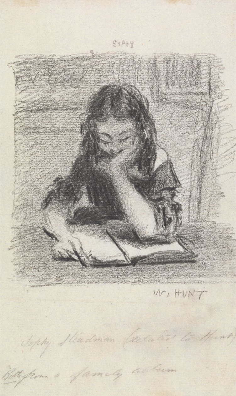 Sophy Steadman olvasás alkotó: William Henry Hunt