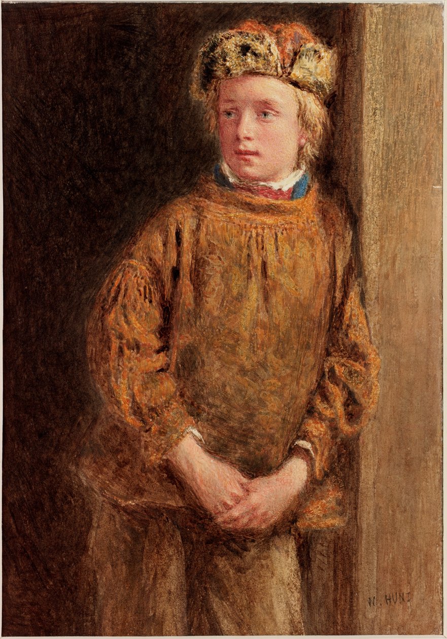 The Fisherboy (bc és wc, szőtt papíron) alkotó: William Henry Hunt