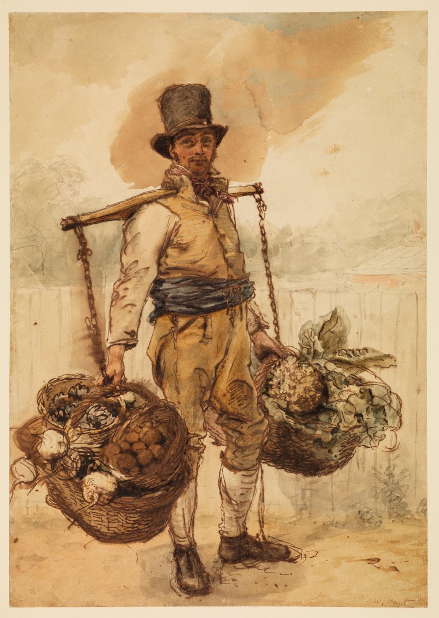 A kertész, 1825 körül alkotó: William Henry Hunt