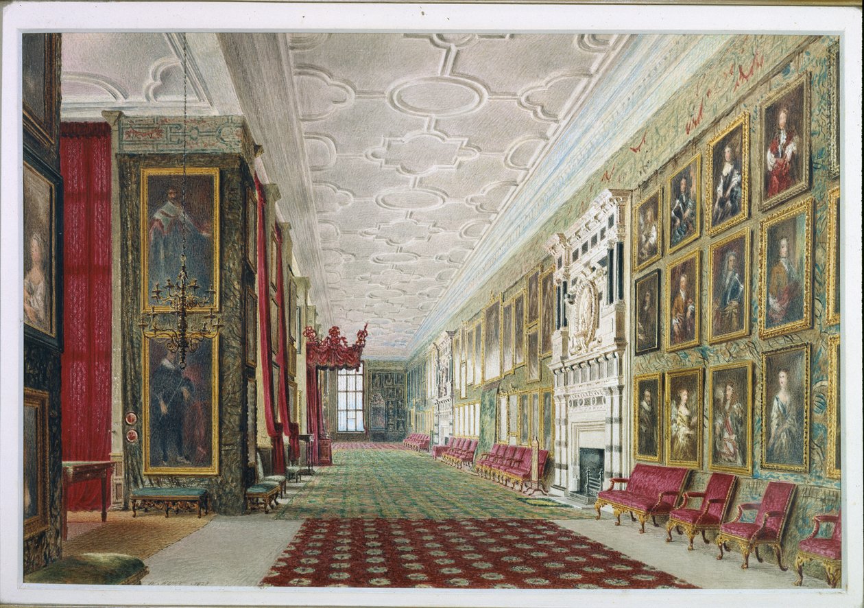 The Long Gallery, Hardwick alkotó: William Henry Hunt