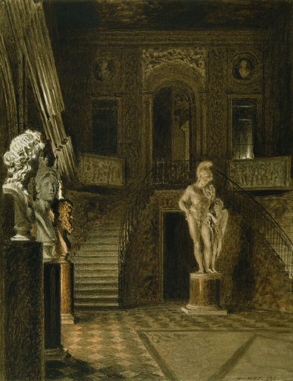 A festett csarnok Chatsworth-ben alkotó: William Henry Hunt