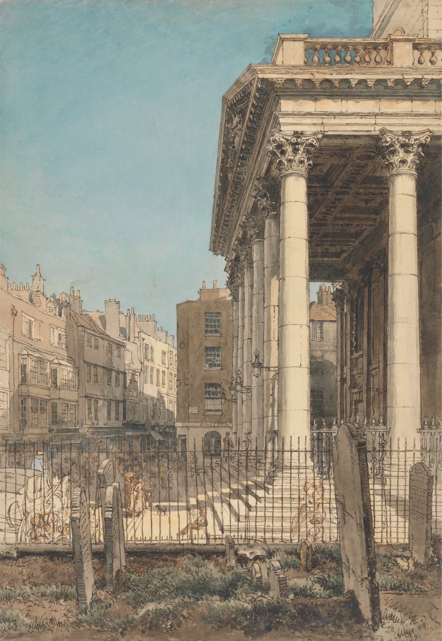 St. Martin-in-the-Fields portikusa alkotó: William Henry Hunt