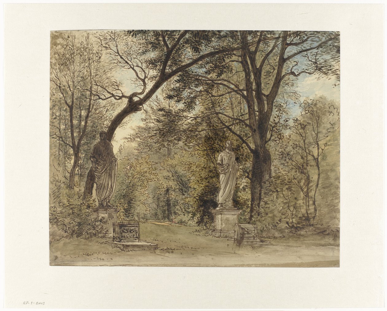 Kerti szobrok a Chiswick Parkban alkotó: William Henry Hunt