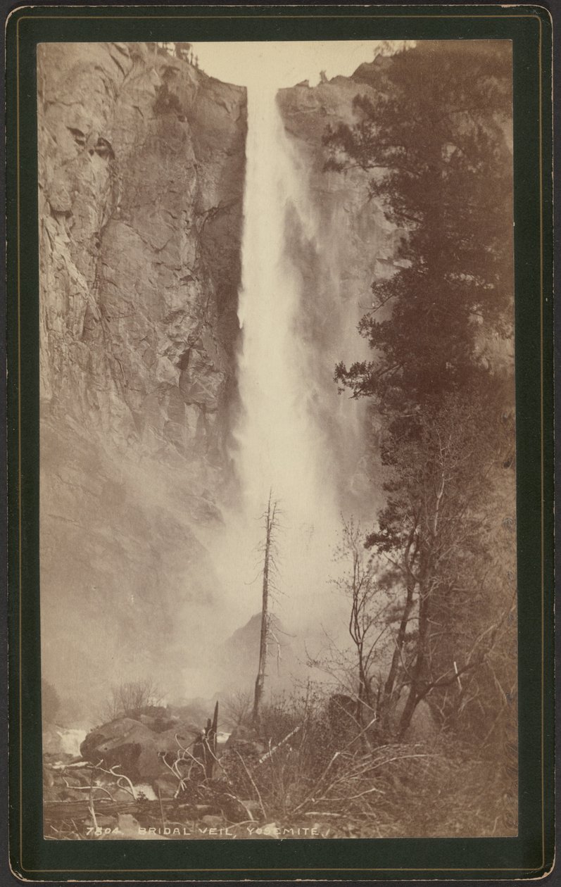 Bridal Veil, Yosemite alkotó: William Henry Jackson