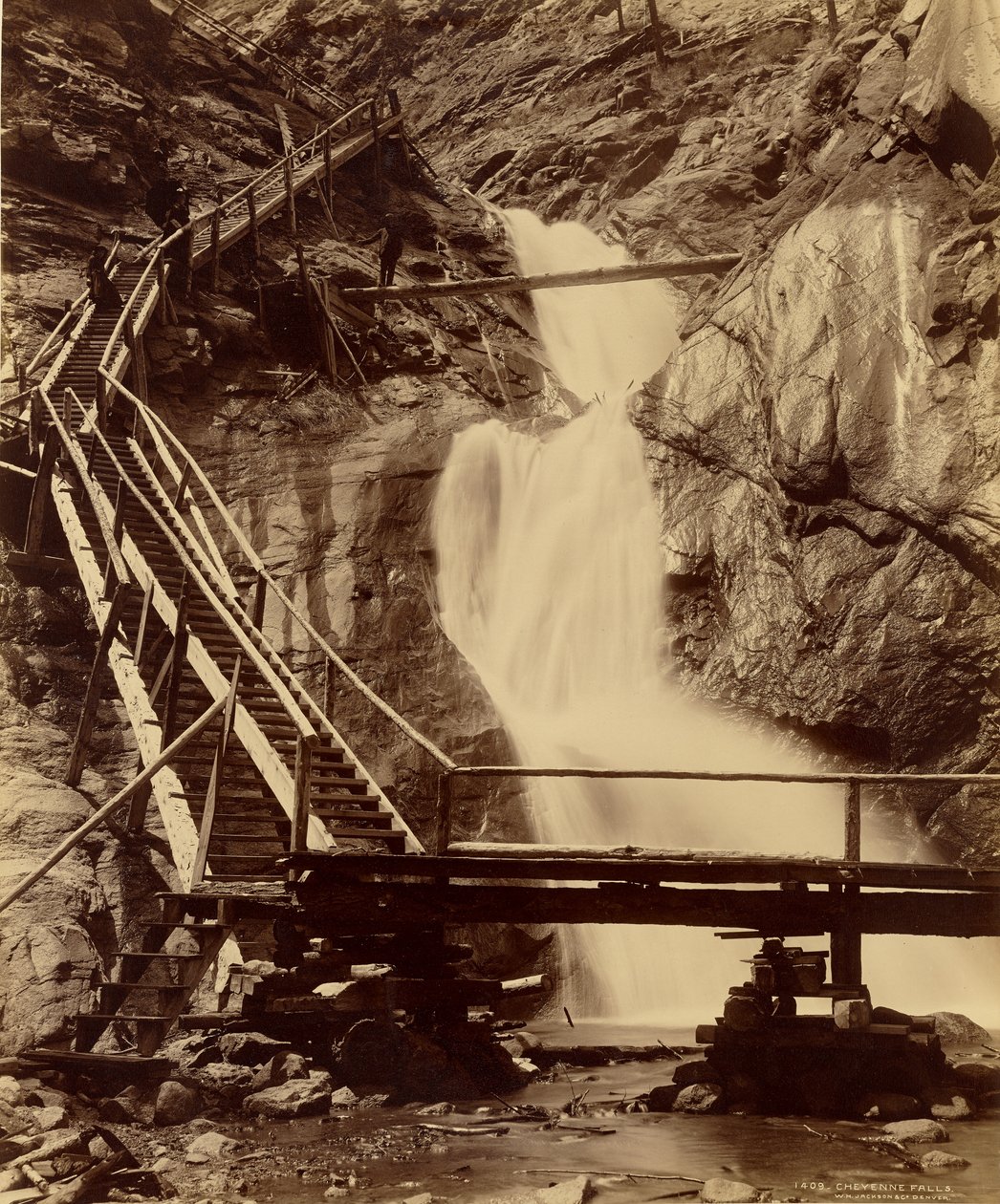 Cheyenne Falls alkotó: William Henry Jackson