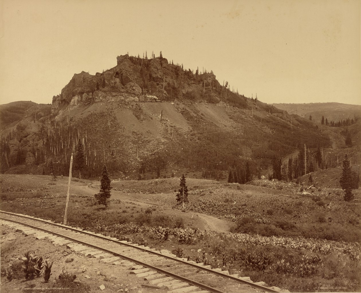 Cumbres-hegy, Pinos-Chama-vízválasztó alkotó: William Henry Jackson