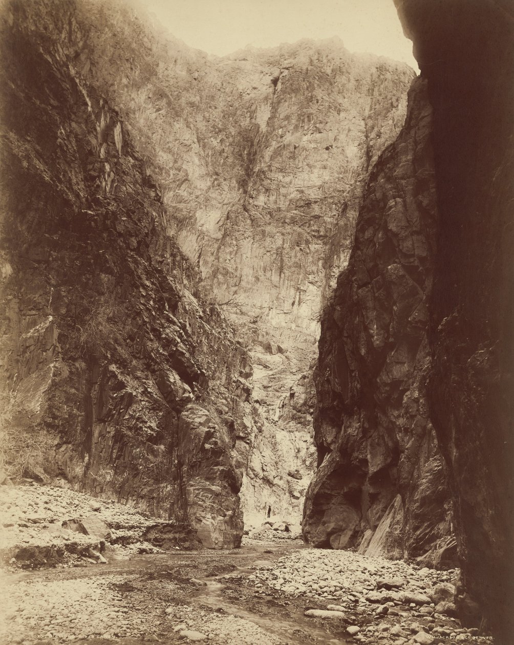 Diamond River Canyon,1885 (fotó) alkotó: William Henry Jackson