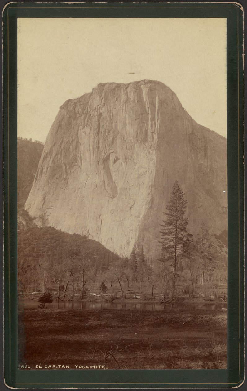 El Capitan, Yosemite alkotó: William Henry Jackson