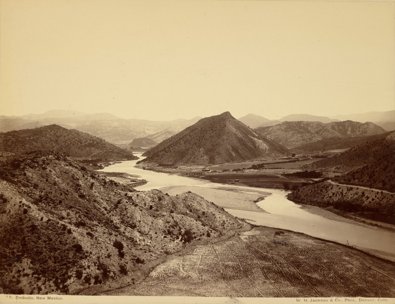 Embudo, Új-Mexikó alkotó: William Henry Jackson