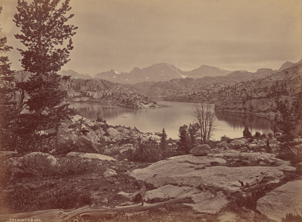 A Fremont-csúcs a Wind River-szurdokban, Wyoming államban alkotó: William Henry Jackson