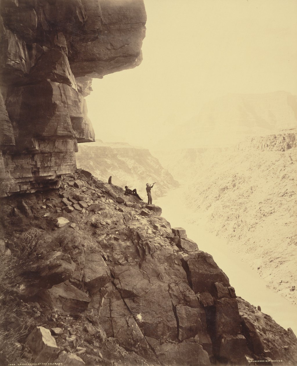 A Colorado folyó Grand Canyonja alkotó: William Henry Jackson