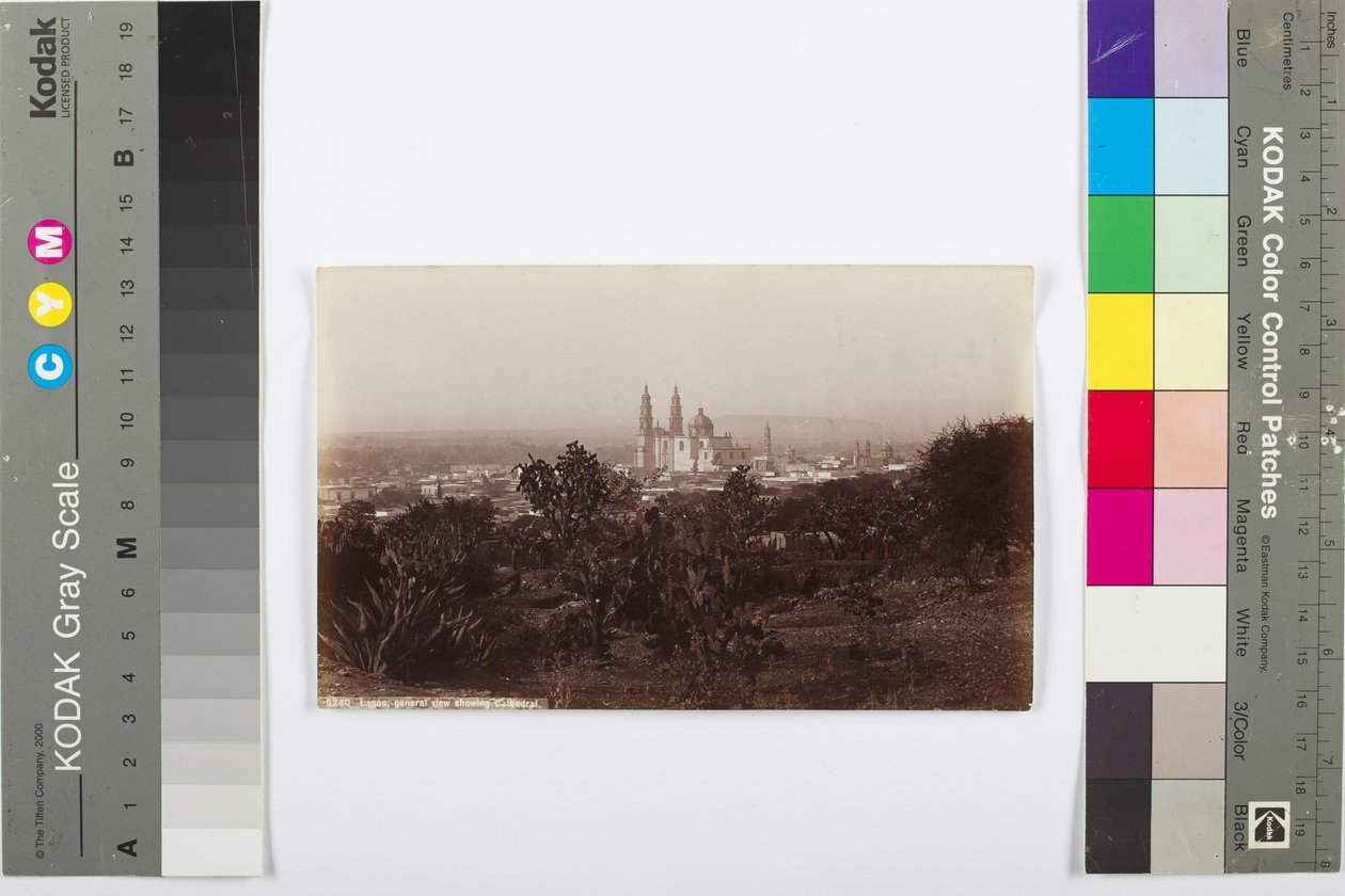 Lagos, a katedrális általános képe, 1883-1884 (albumnyomat) alkotó: William Henry Jackson