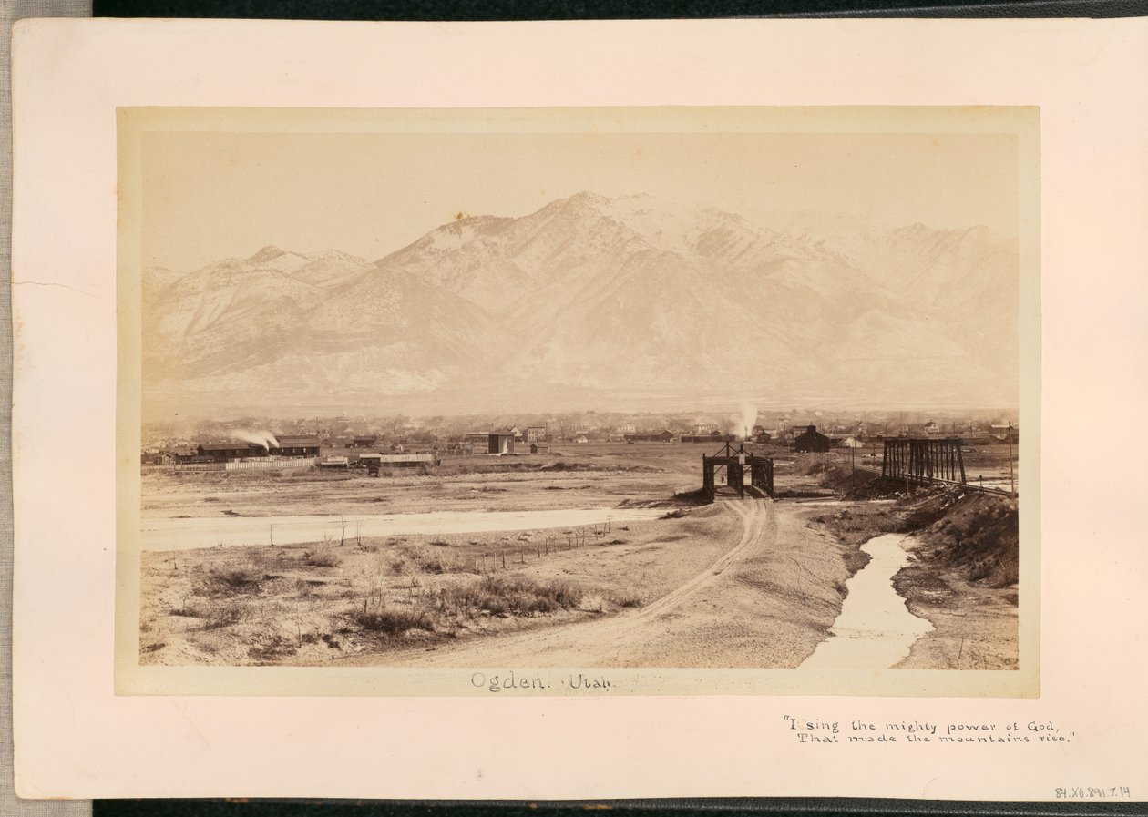 Ogden, Utah alkotó: William Henry Jackson