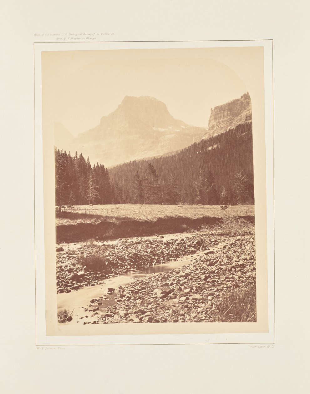 Palace Butte, a Blackmore-hegy közelében alkotó: William Henry Jackson
