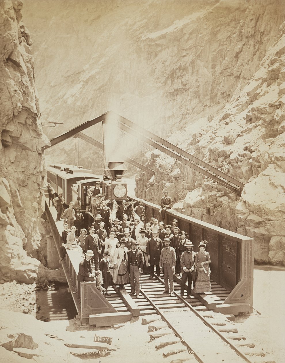 Royal Gorge alkotó: William Henry Jackson