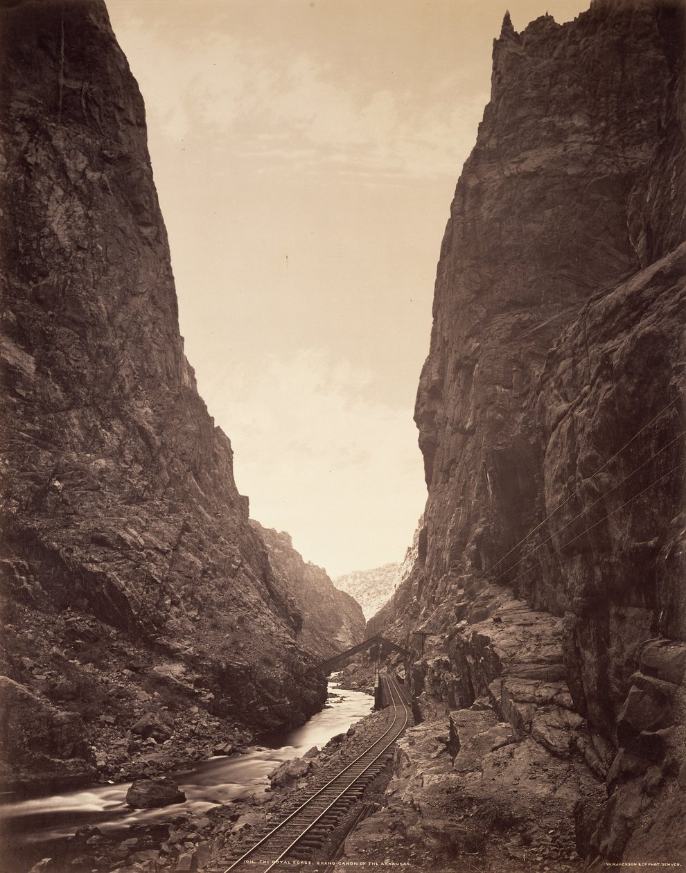 A Királyi szurdok, Grand Cañon of the Arkansas alkotó: William Henry Jackson