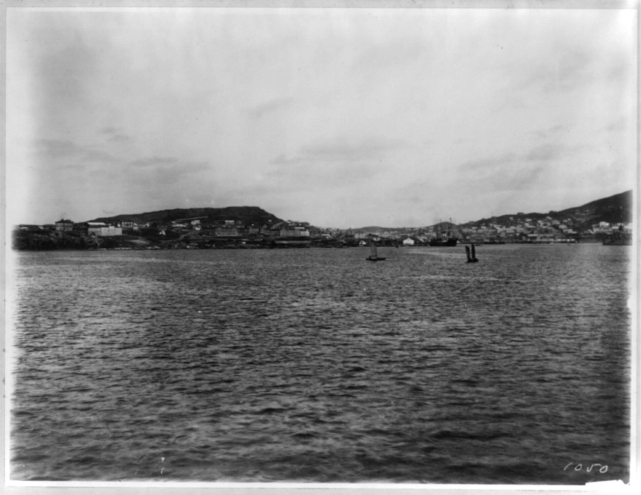 Vlagyivosztok - panorámás kilátás a kikötőből alkotó: William Henry Jackson