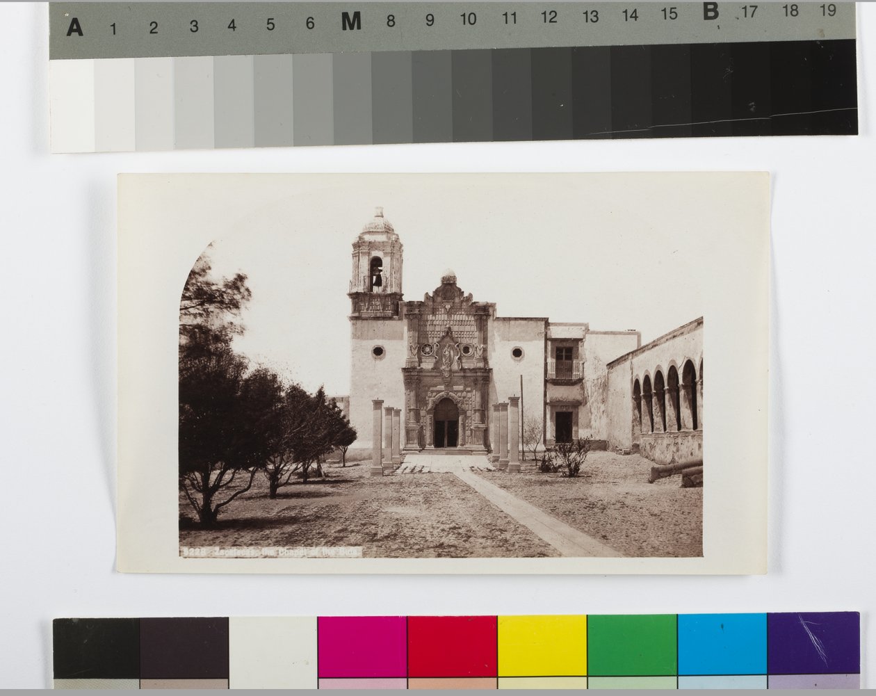 Zacatecas, a Bufa kápolnája, 1883-84 (albumnyomat) alkotó: William Henry Jackson