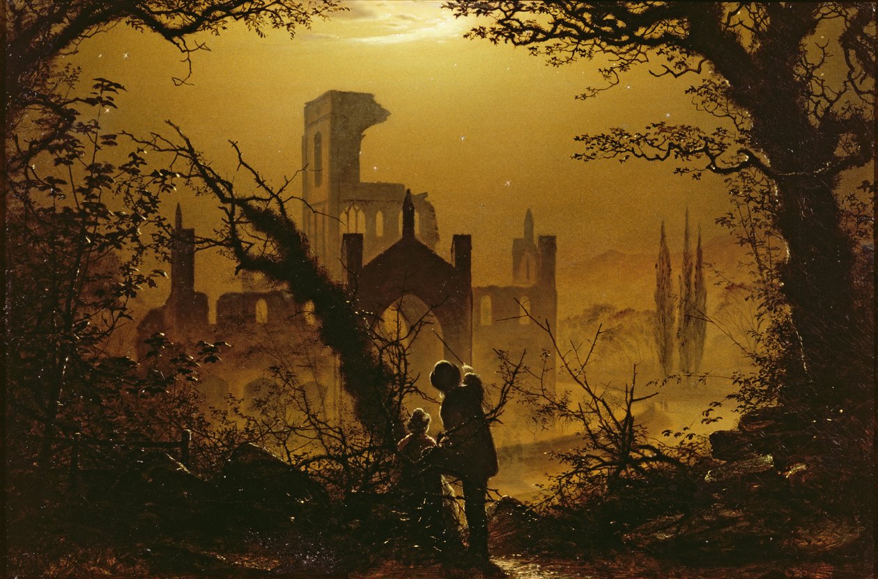 Kirkstall Abbey, Yorkshire, 1877 alkotó: William Henry James Boot