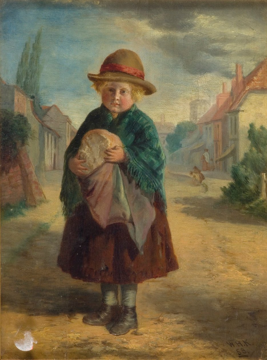 "A kis hírnök", 1858 alkotó: William Henry Knight