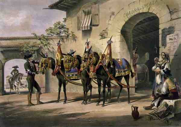 A Plaza de Toros öszvérei alkotó: William Henry Lake Price