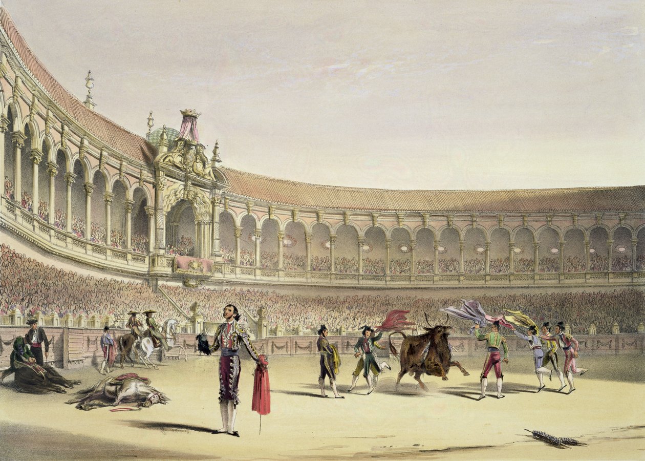 A sevillai tér, 1865 alkotó: William Henry Lake Price