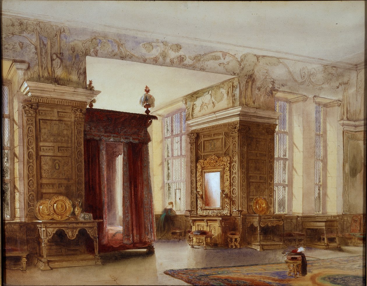 A jelenléti kamra Hardwickben alkotó: William Henry Lake Price