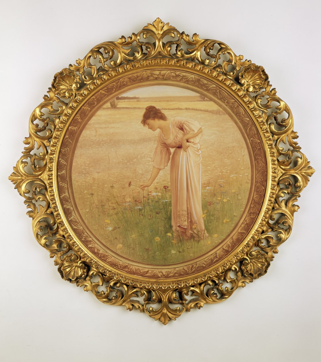 A mező virágai (mezzotinto) alkotó: William Henry Margetson