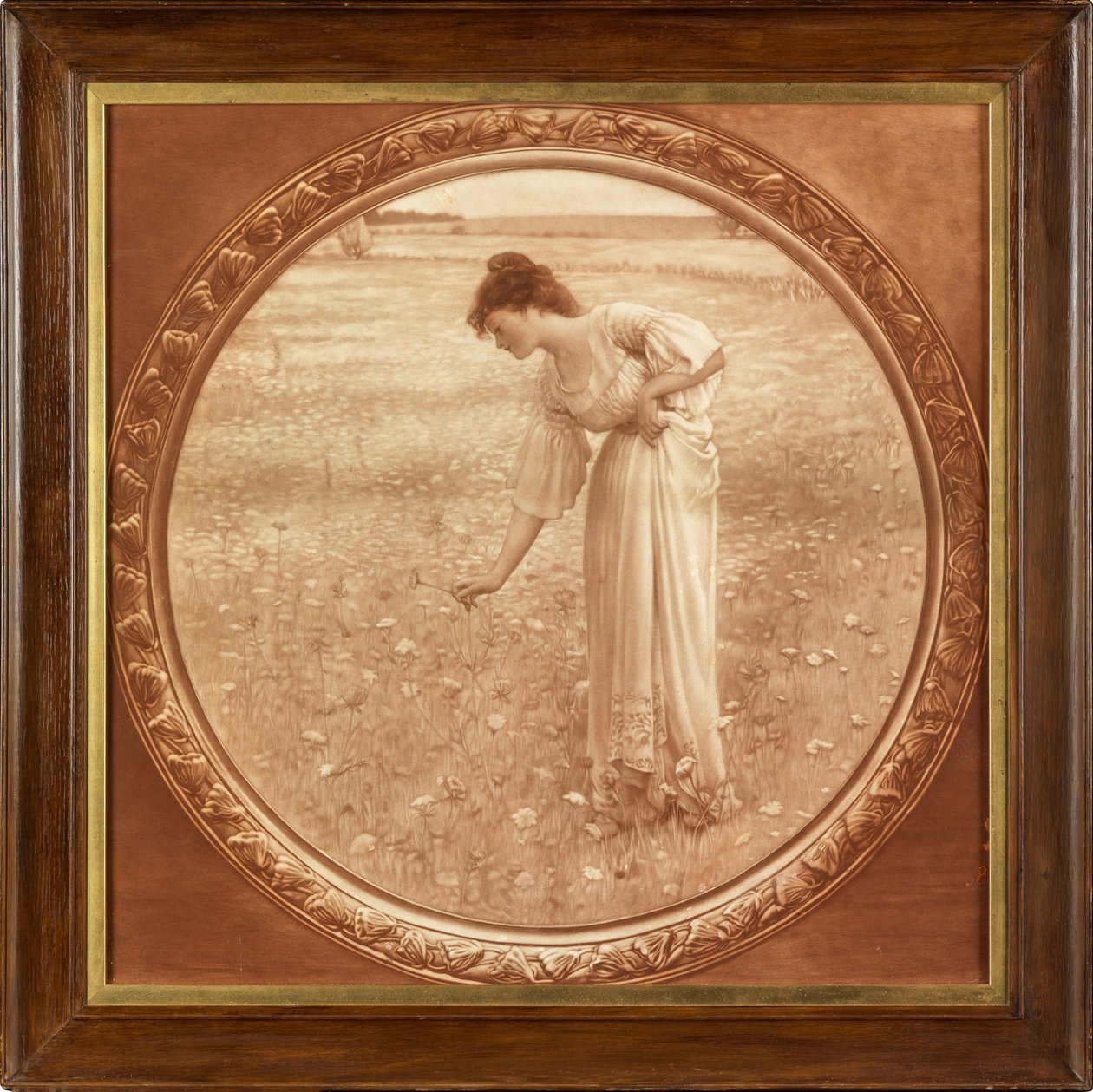 Flowers of the Field (fényképi reprodukció szépia színben nyomtatva) alkotó: William Henry Margetson