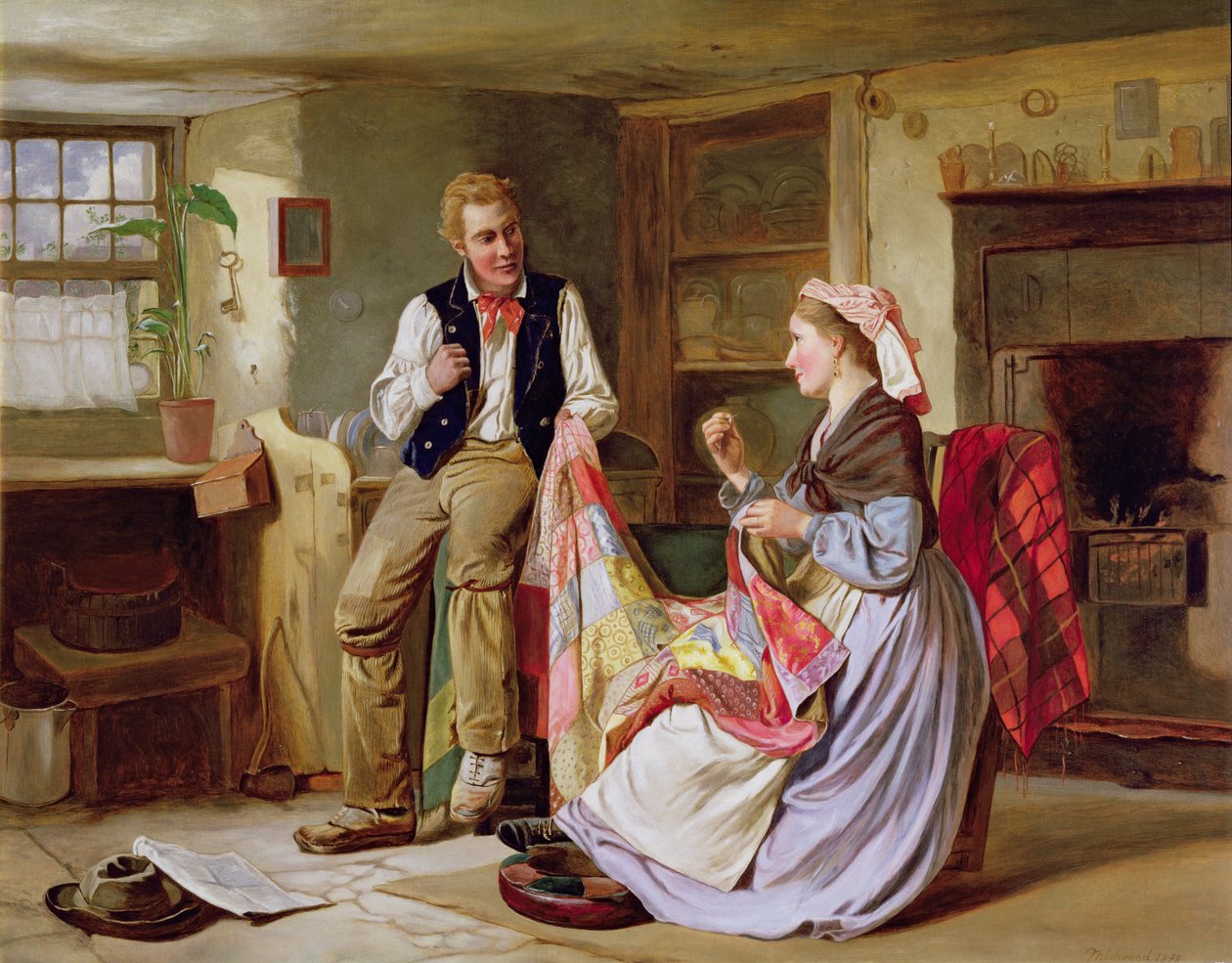 A foltvarró paplan alkotó: William Henry Midwood