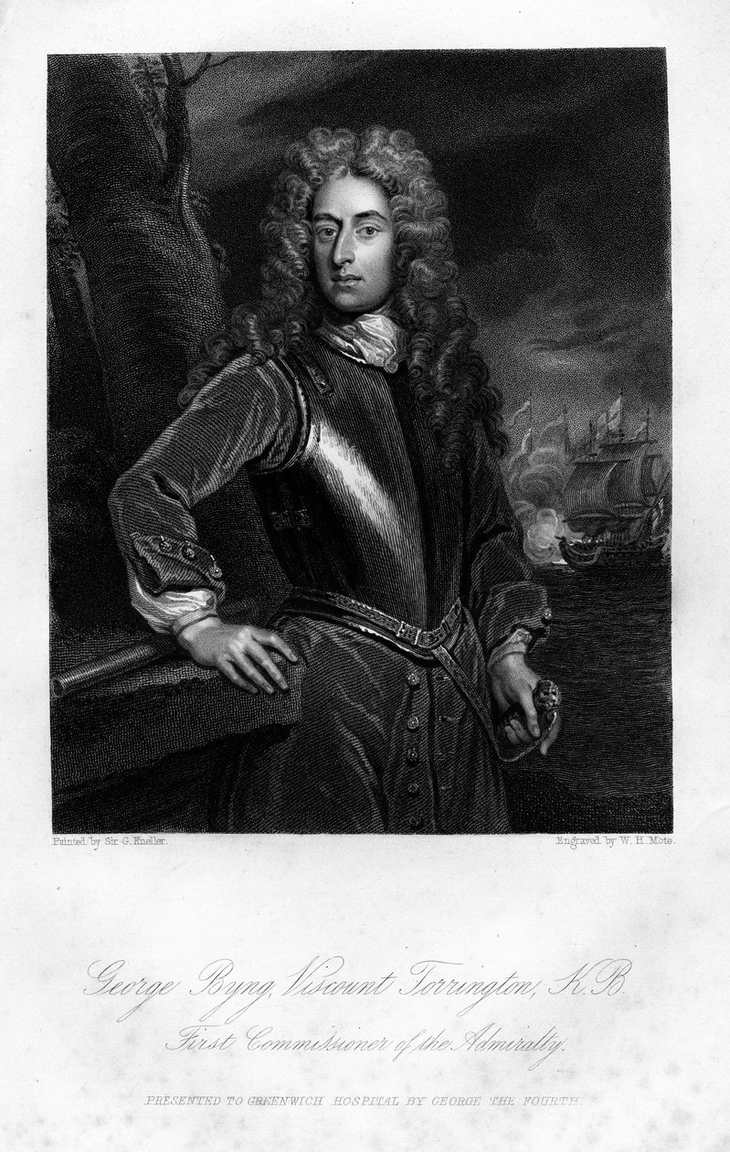 George Byng, Torrington vikomt, 1837 alkotó: William Henry Mote