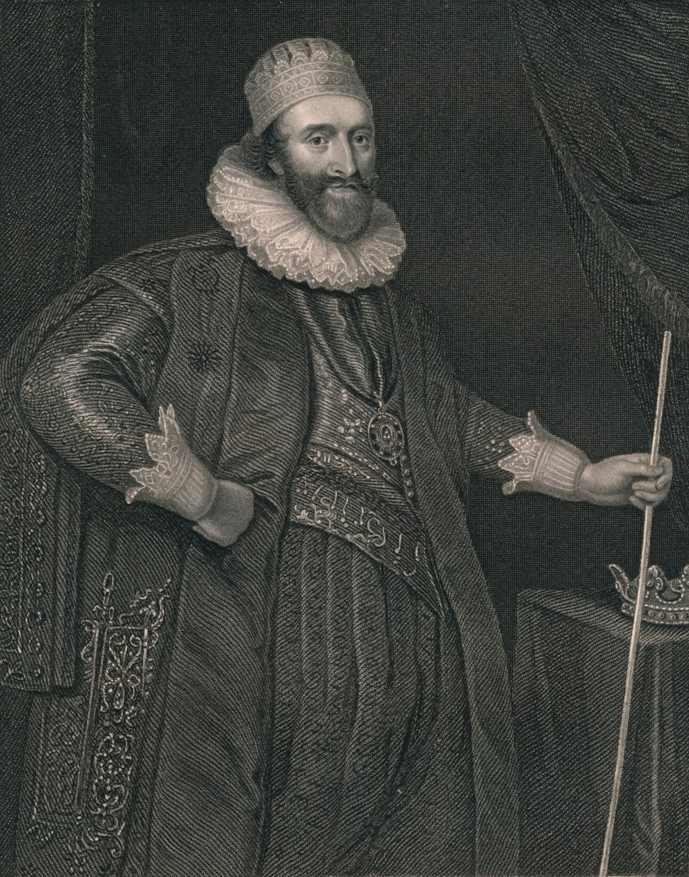 Lodowick Stuart, Richmond hercege. Van Somer eredetijéből, a The Right H. gyűjteményéből alkotó: William Henry Mote