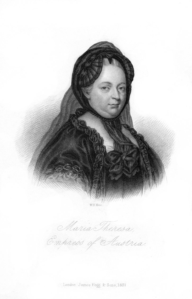 Mária Terézia, Ausztria főhercegnője, 1861. alkotó: William Henry Mote