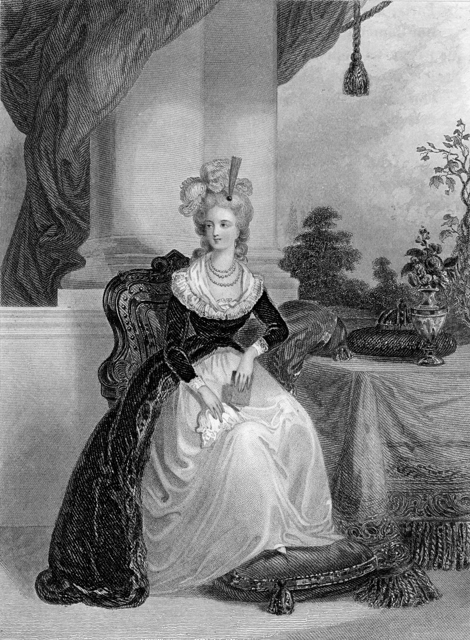 Marie Antoinette, Franciaország és Navarra királynője, 1840-1860. alkotó: William Henry Mote