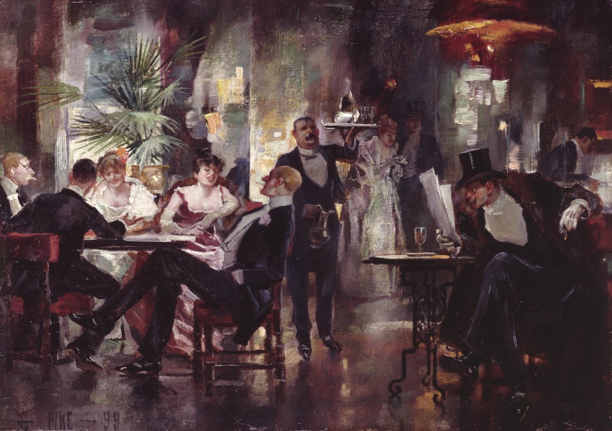 Cafe Society, 1899 alkotó: William Henry Pike